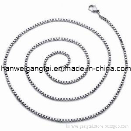 316L Stainless Steel Box Chain, Steel Box Chain for Necklace